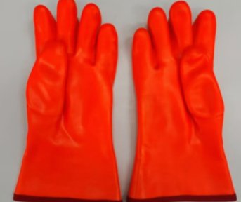 Insulated winter gloves with a turn-out liner 