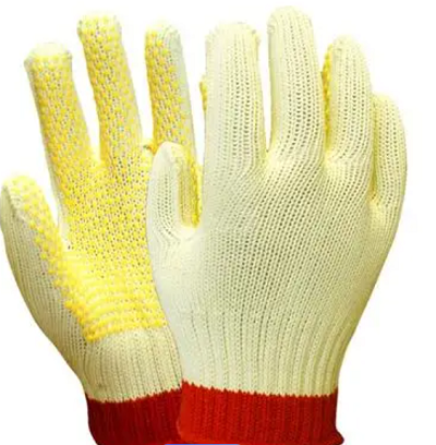 Guantes de tejido de punto de PVC