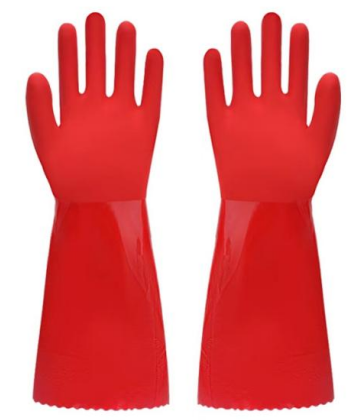PVC Thickened Red Gloves PVC Thickened Red Gloves