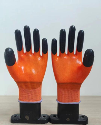 Мягкие антихимические перчатки с ПВХ-покрытием