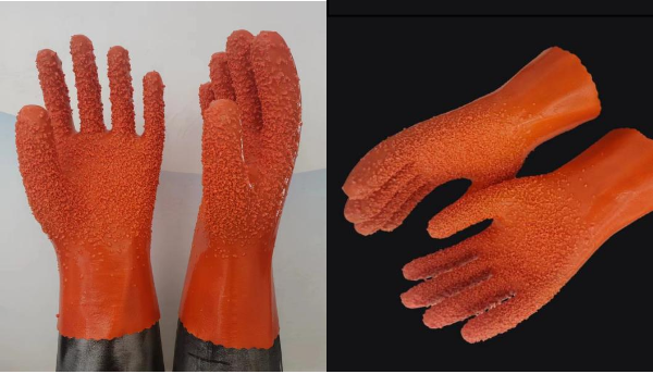 Granular PVC Gloves Granular PVC Gloves