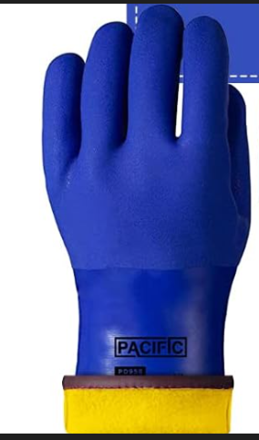 Full cashmere lined PVC gloves