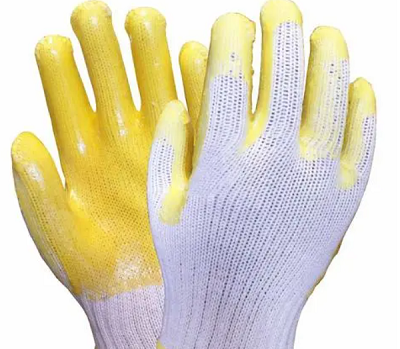 Pvc Knitted Fabric Gloves