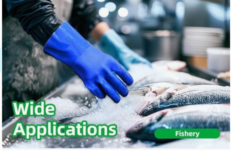 PVC Pisces Processing Gloves