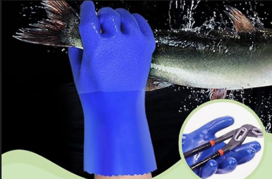 PVC Pisces Processing Gloves