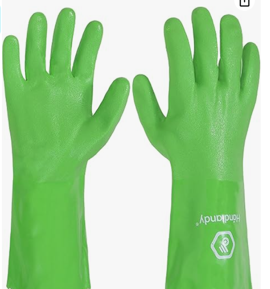 Grüne PVC-Chemikalienhandschuhe Grüne PVC-Chemikalienhandschuhe