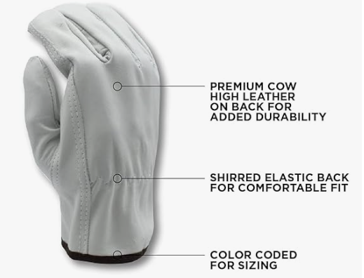 牛革ドライバーズグローブ