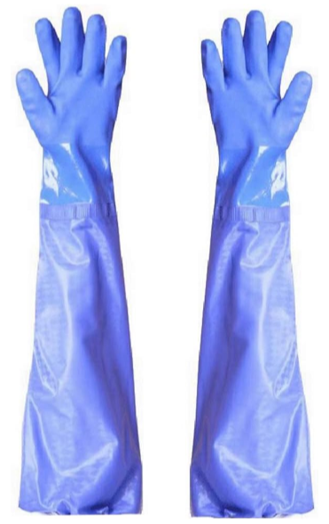 PVCロングカフ耐油手袋