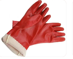 Insulated PVC Red Coated Gloves