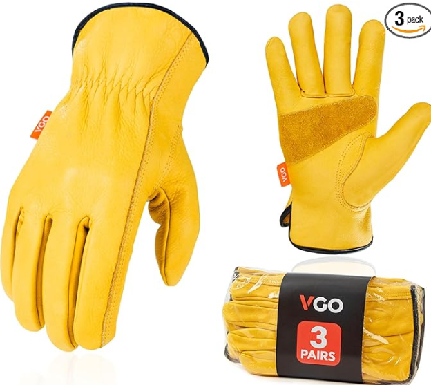 Leather Palm Work Gloves