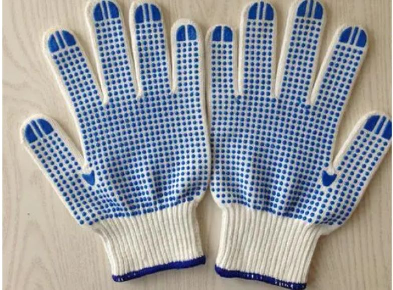 Guantes cortos de piel PVC